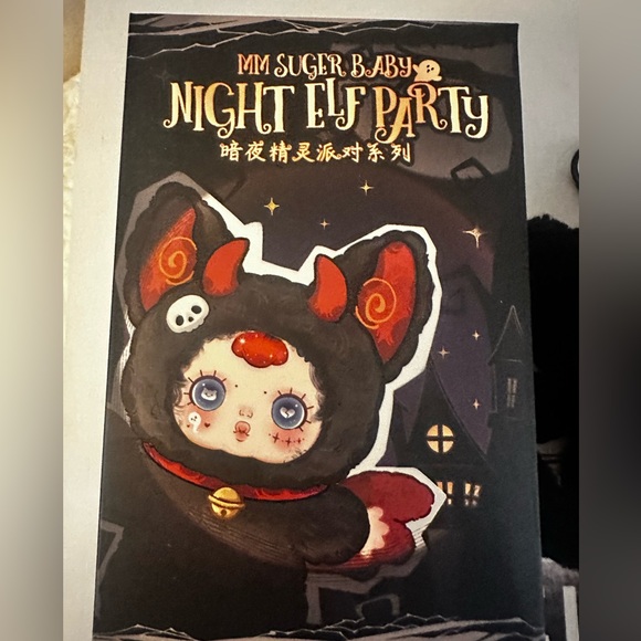 MM SUGAR BABY NIGHT ELF PARTY ( CAT WITCH) Plush Pendant - Picture 6 of 9